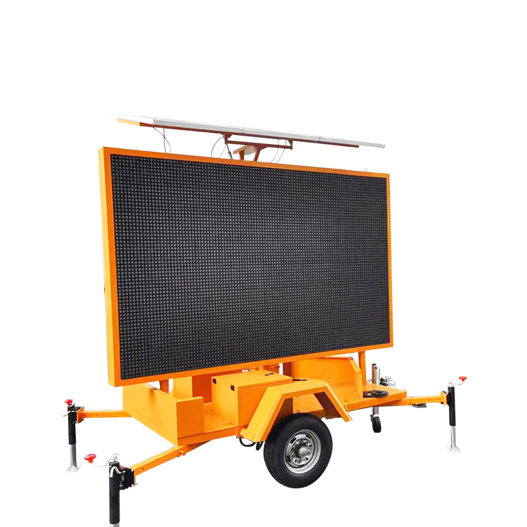LB-C5-IntegerB Solar mobile variable message sign screen trailer