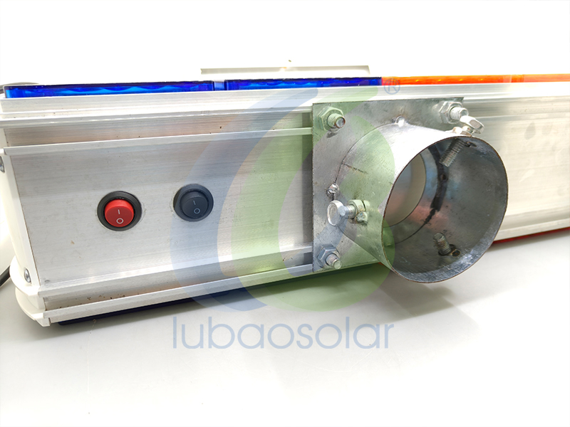 LB-L19 Standard model/Deluxe model Red and blue solar led strobe lights