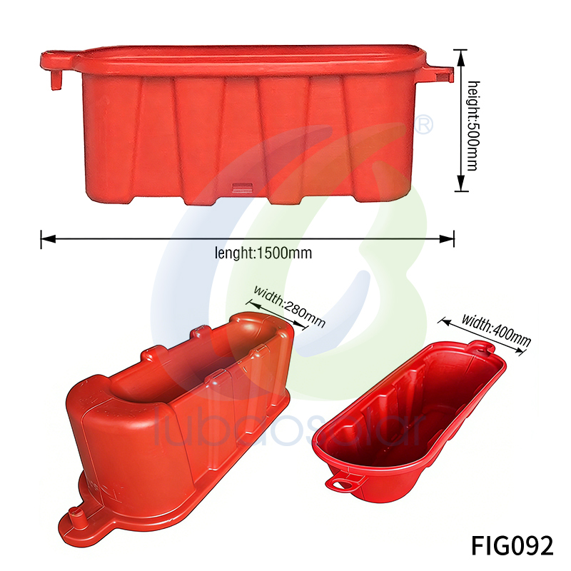 FIG091, FIG092, FIG093 HDPE plastic barrier water divider road separator traffic lane divider