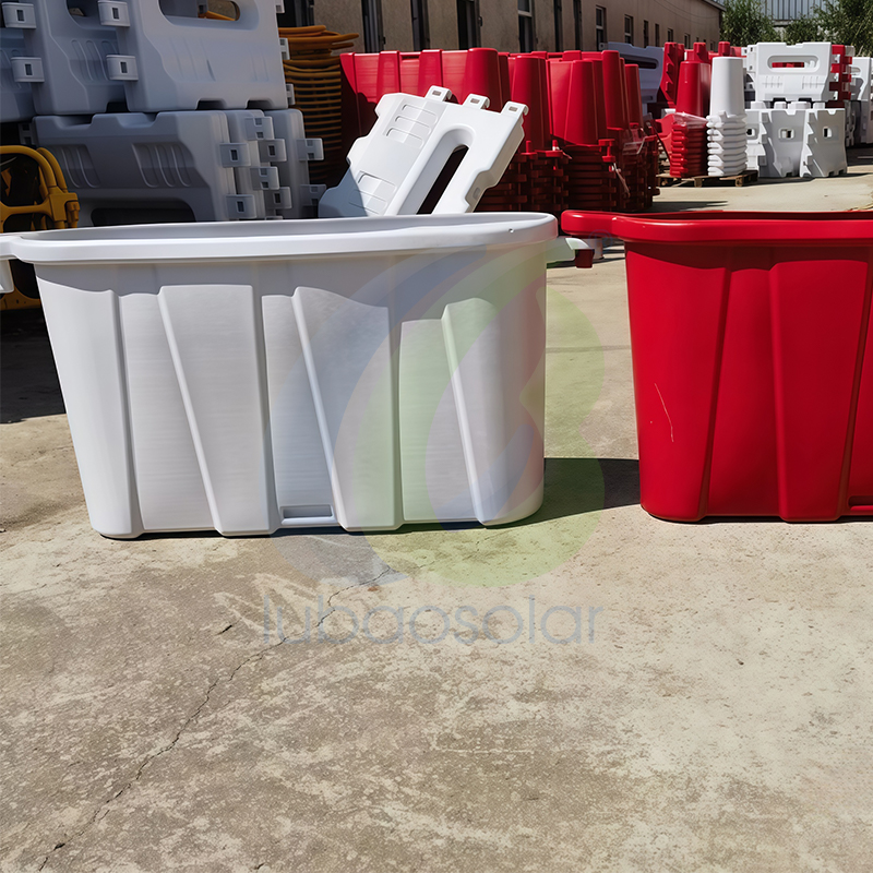 FIG091, FIG092, FIG093 HDPE plastic barrier water divider road separator traffic lane divider