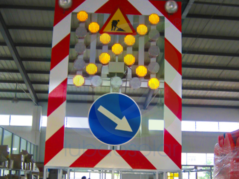 200mm round led lights diversion group guide light (Compatible with arrow sign board)
