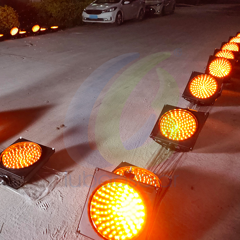 LB-L1 300mm Solar blinking lights yellow flashing light