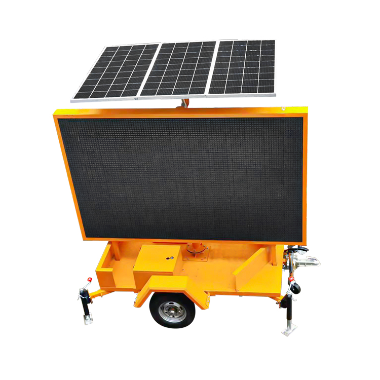 LB-C5-IntegerB Solar mobile variable message sign screen trailer
