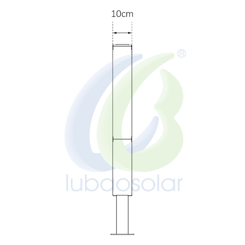 LB-B910 Reflective solar LED roadside sign
