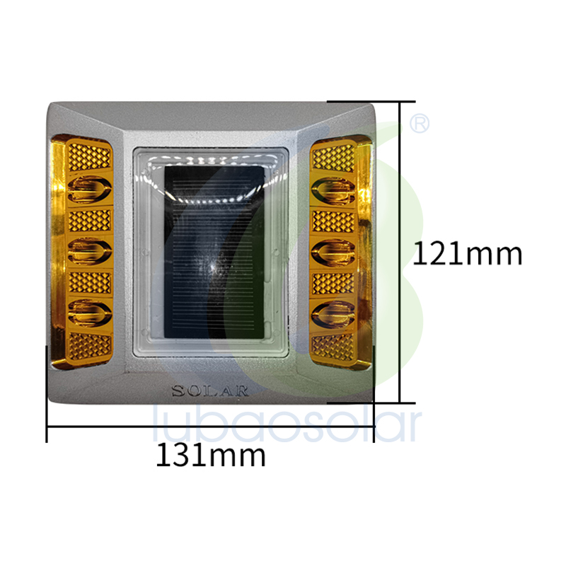 LS-06 Aluminium solar reflective road markers with spike
