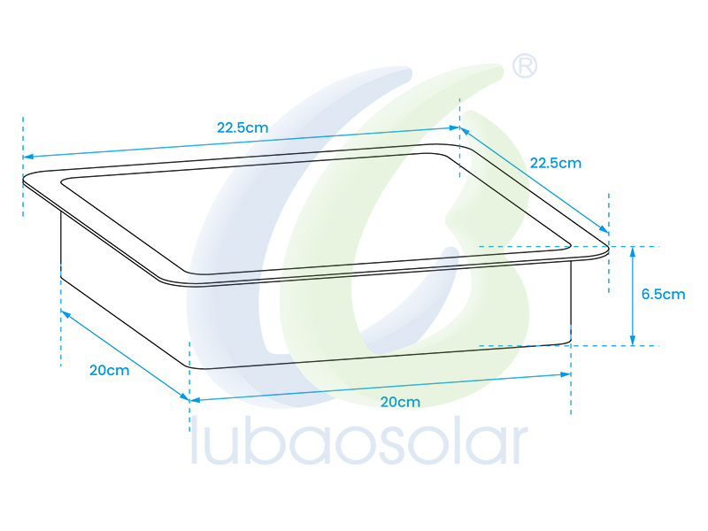 Embedded solar traffic light