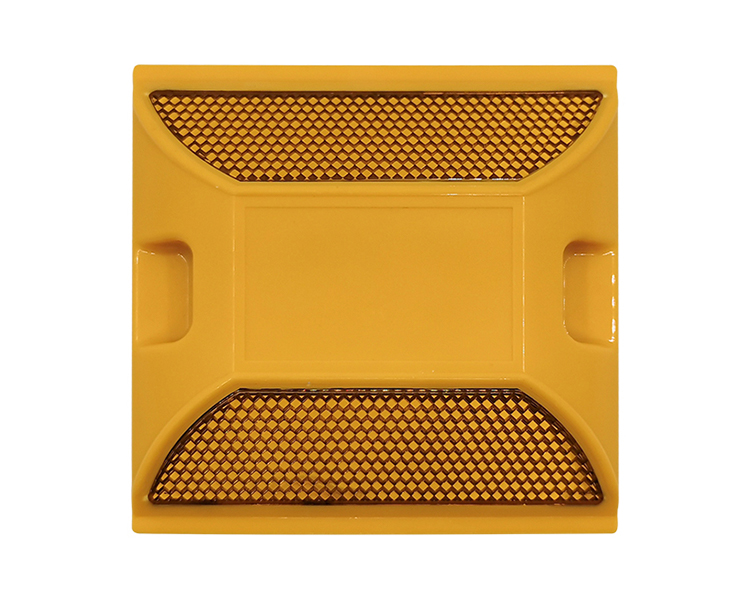 Plastic raised cat eye reflective road marker