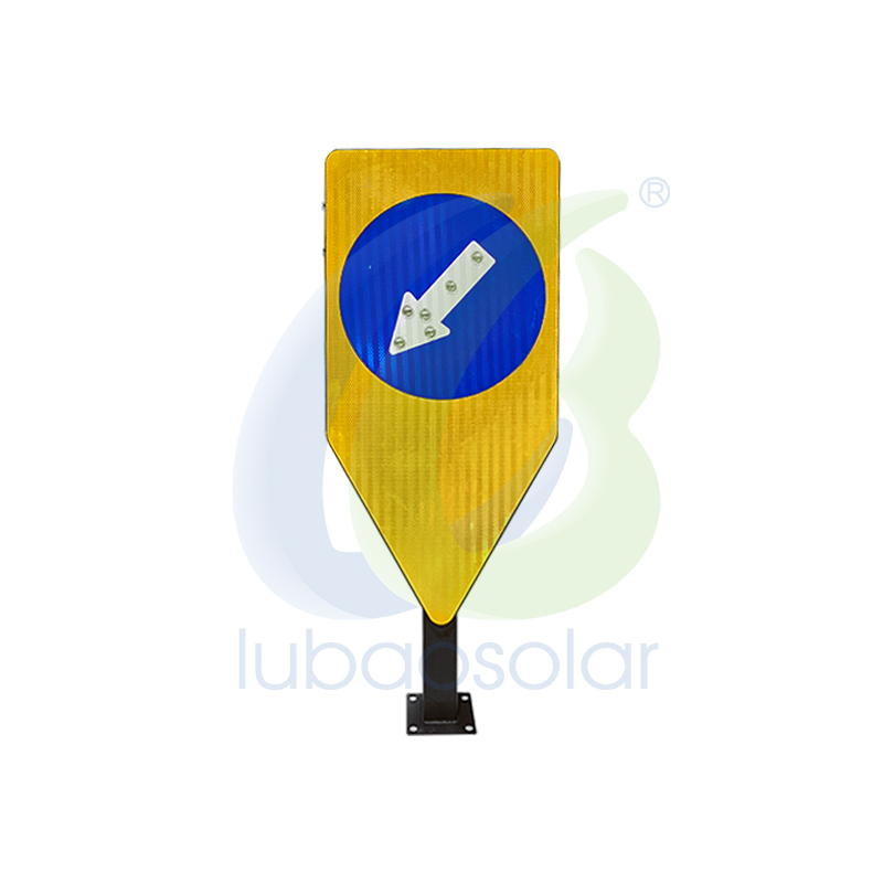 LB-B910 Reflective solar LED roadside sign
