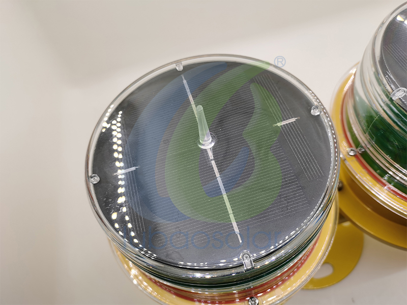 LB-LS-LD2 Low-intensity solar aviation light double obstruction light