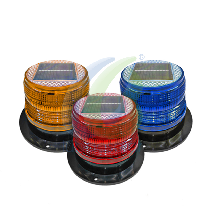 LB-6180 Solar magnetic strobe beacon lights