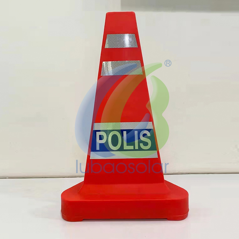 LB-TPC02 Police sign orange traffic cone