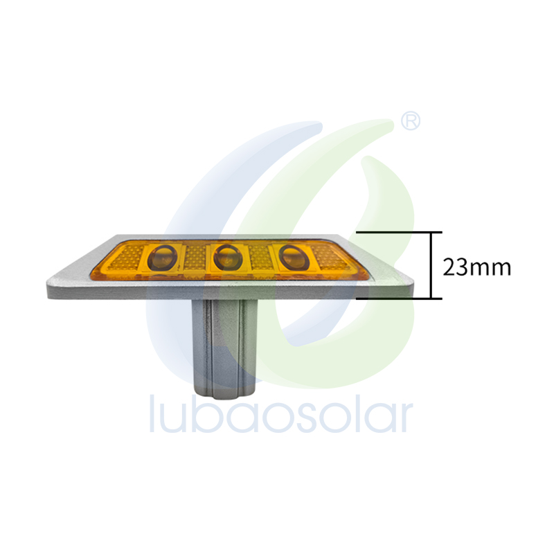 LS-06 Aluminium solar reflective road markers with spike