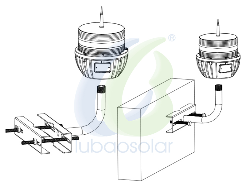 LT101 Solar aviation obstruction light