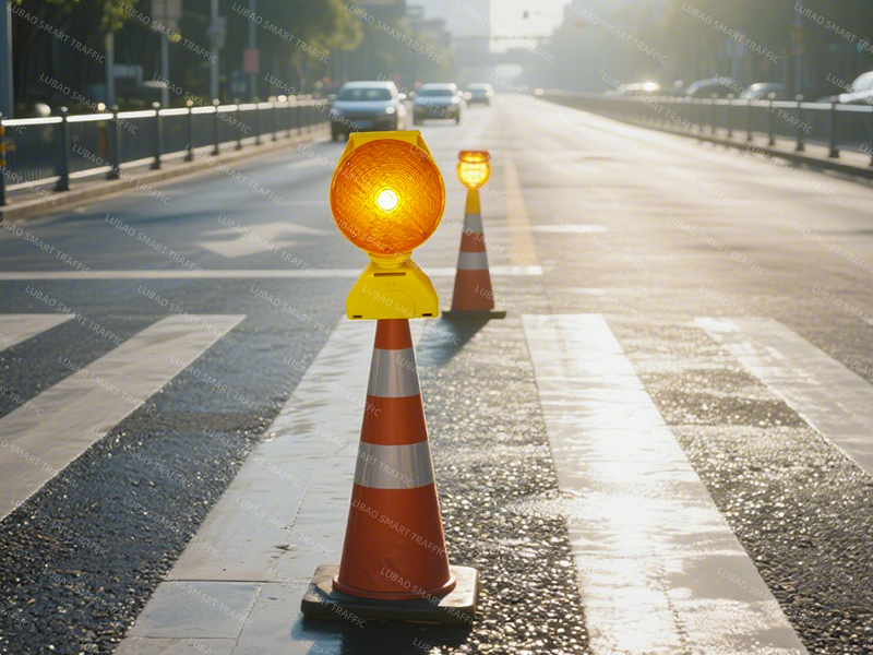 LB-6007 Barricade light solar warning light road cone light
