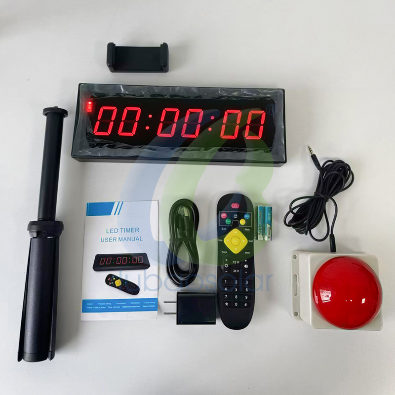 Portable countdown timer clock count up timer with start/stop button