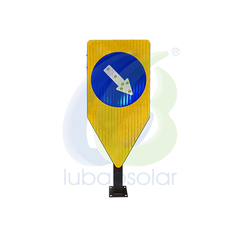 LB-B910 Reflective solar LED roadside sign