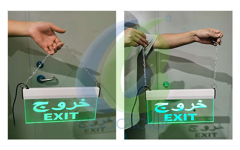 LB-ID03 Glass emergency exit sign