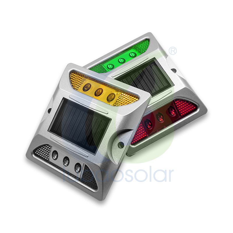 LS-02 Aluminum raised solar driveway markers