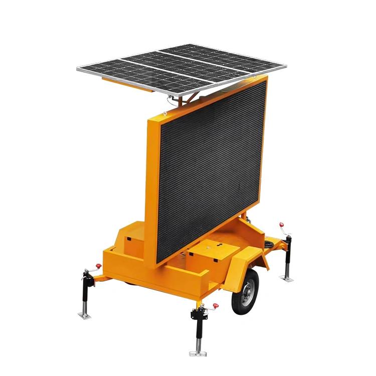 LB-C5-IntegerB Solar mobile variable message sign screen trailer