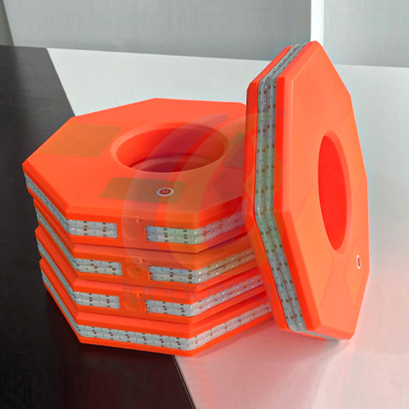 Road cone LED ring