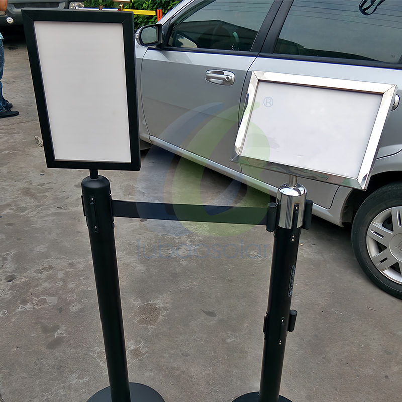 LB-BB06 Crowd control stanchion sign holder