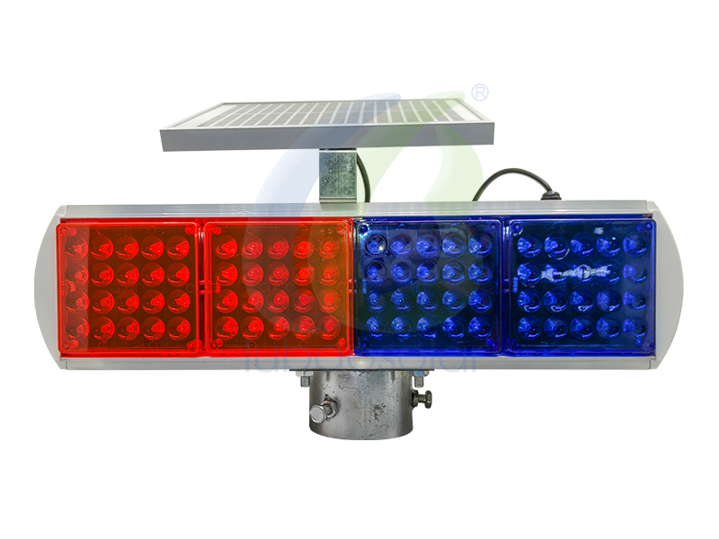 LB-L19 Standard model/Deluxe model Red and blue solar led strobe lights