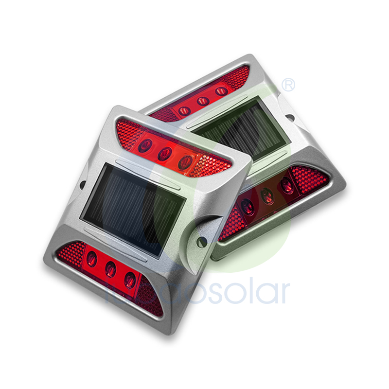 LS-02 Aluminum raised solar driveway markers