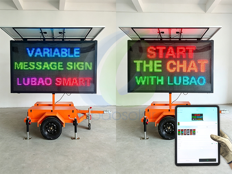 VMS SIZE-C Solar variable message signs (VMS signs)