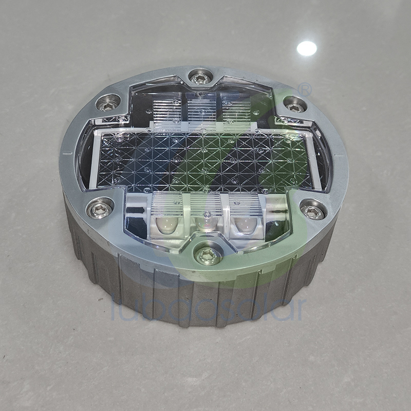 LS-09D-02 Dia.123mm Aluminum embedded solar road stud