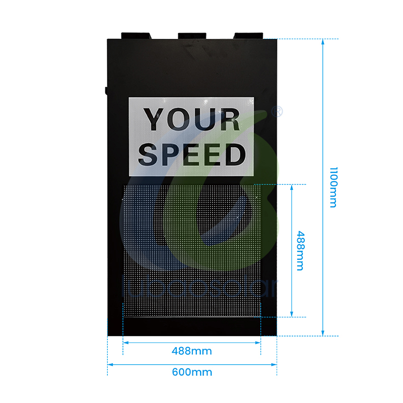 11060 Radar speed sign digital speed limit sign with customizable patterns