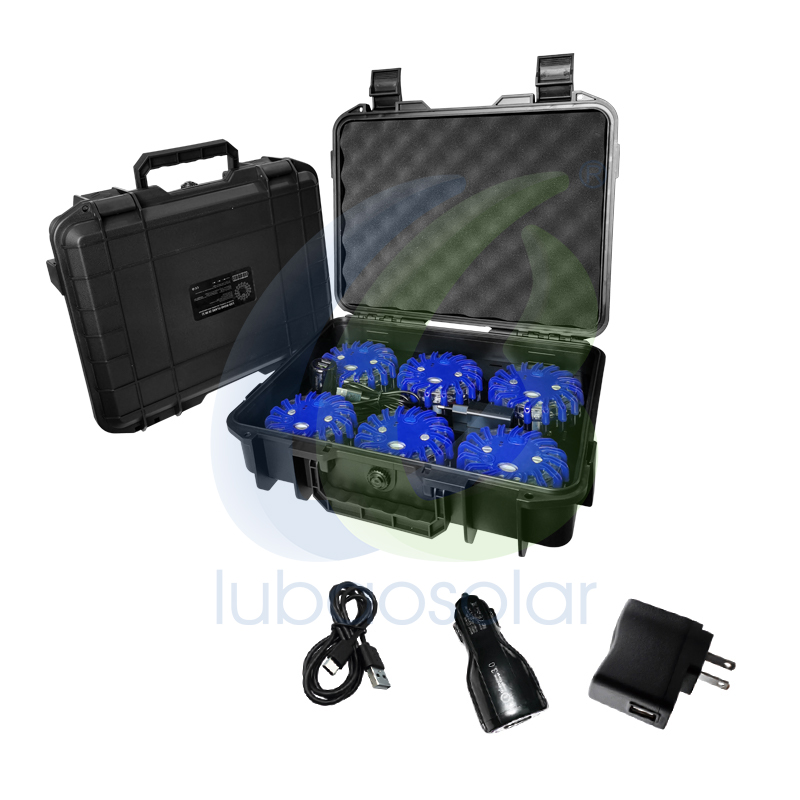 LB-182 series 10 function LED road flares