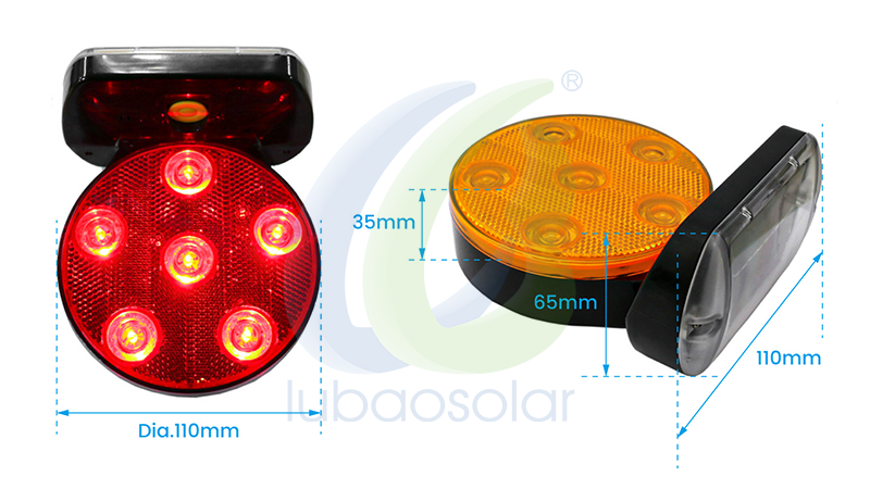LB-7006 Solar magnetic warning light