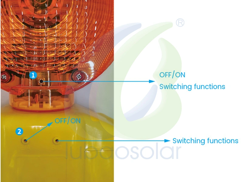 LB-6000 Solar amber warning light