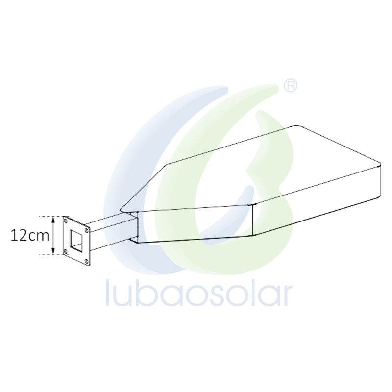LB-B910 Reflective solar LED roadside sign