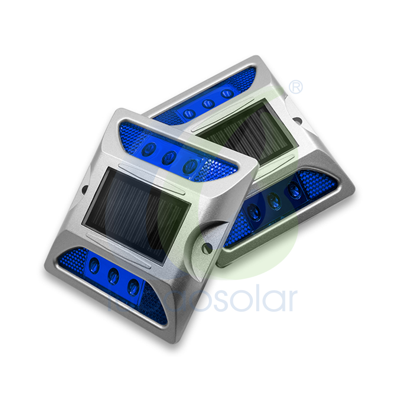 LS-02 Aluminum raised solar driveway markers