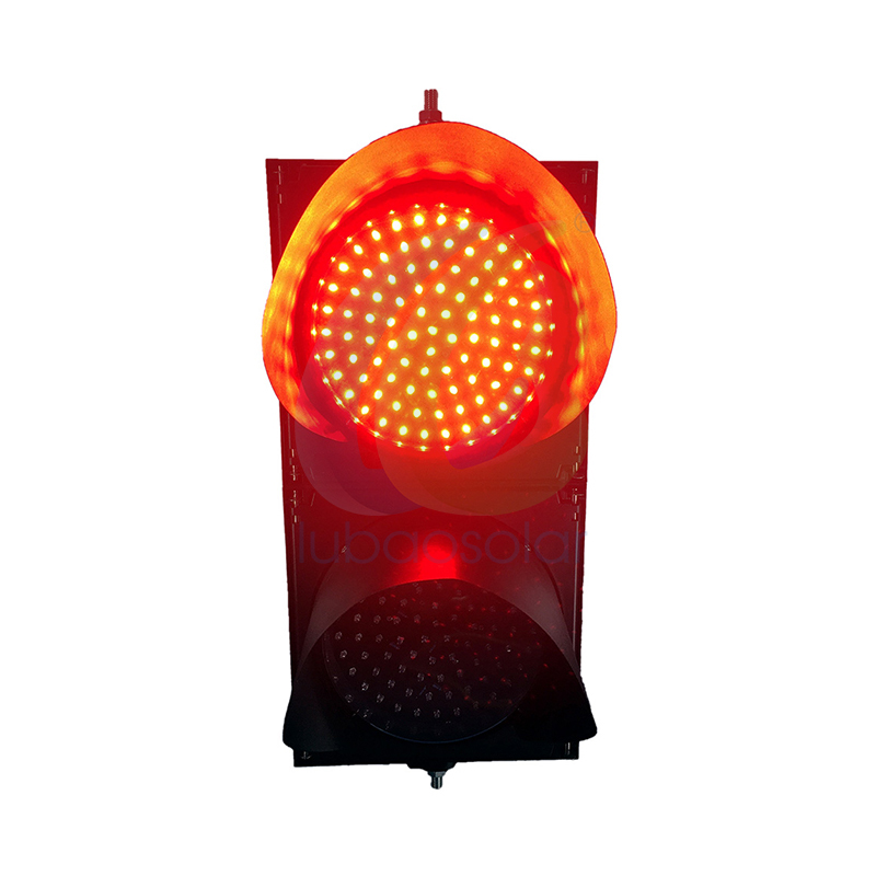 200mm Dot matrix temporary traffic light sign crosswalk lights portable traffic lights (red green light)
