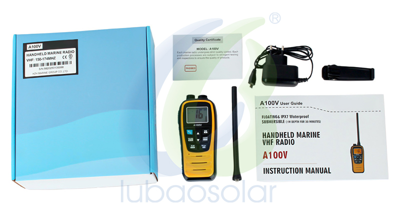 A100V VHF marine radio walkie talkie interphone handheld vhf radio
