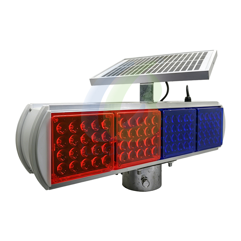 LB-L19 Standard model/Deluxe model Red and blue solar led strobe lights