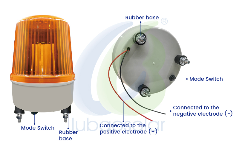 RB-180 Multi functional silent LED rotary beacon rotating light rotary warning light