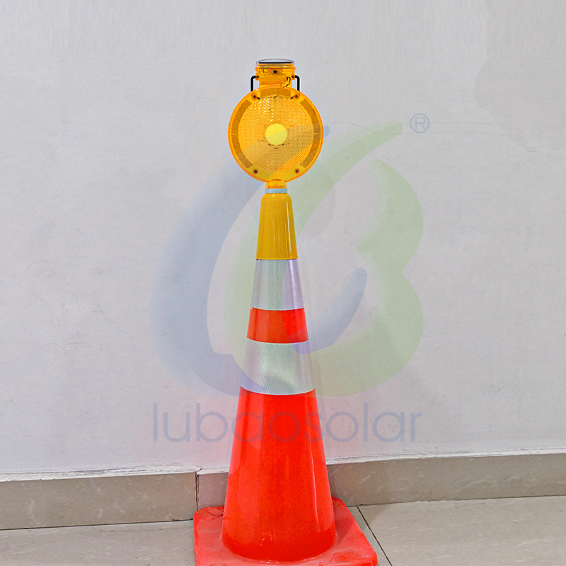 LB-6000SA03 Road cone light solar warning light traffic cone light