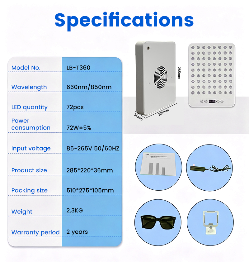 LB-T360 Red light for wellness and skin care