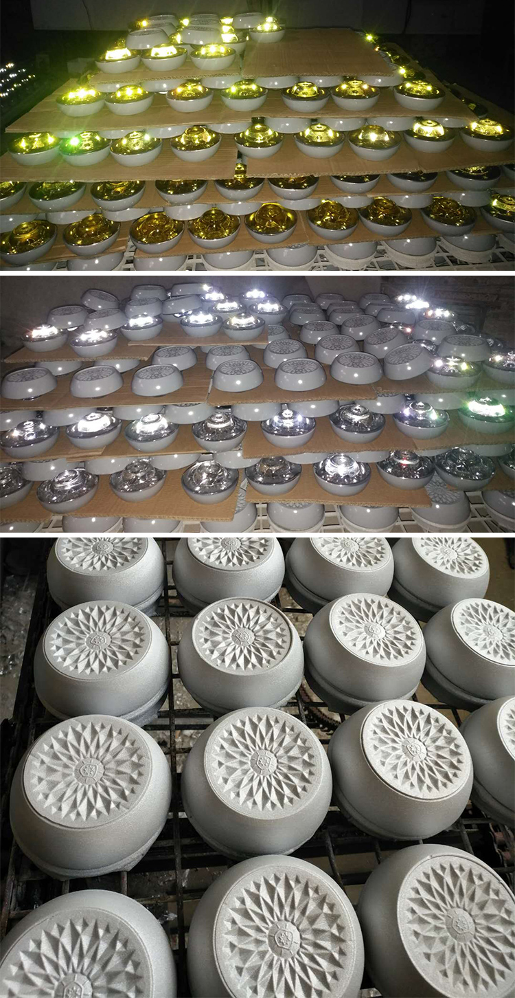 Tempered glass road stud