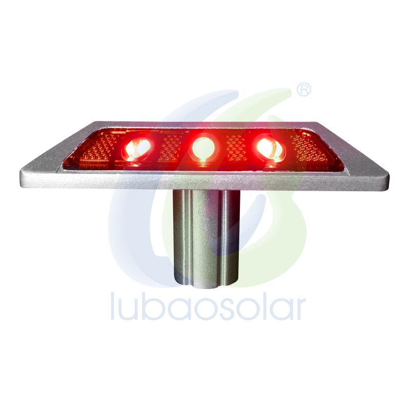 LS-06 Aluminium solar reflective road markers with spike