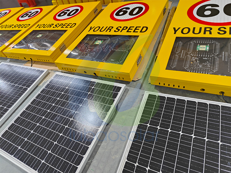 HH-188 Solar radar speed sign your speed sign