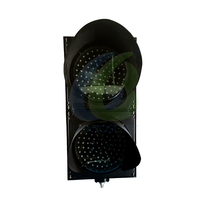 200mm Dot matrix temporary traffic light sign crosswalk lights portable traffic lights (red green light)