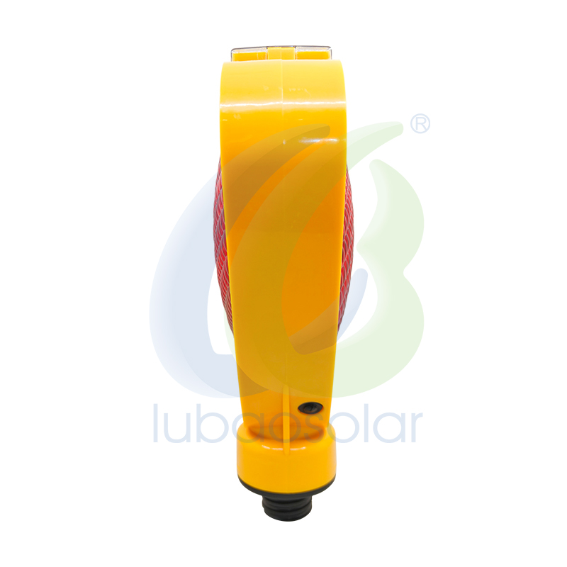 LB-6011 Solar flashing light barricade light flashing red beacon
