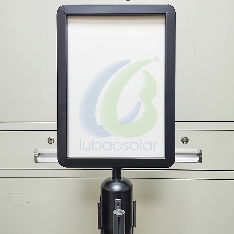 LB-BB06 Crowd control stanchion sign holder