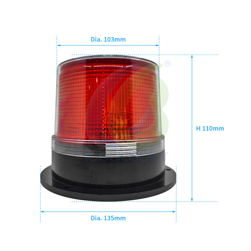 LB-6280 Solar magnetic beacon lights roof light magnetic flashing light