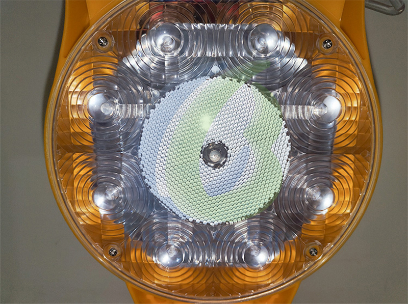 LB-6008 Multifunctional solar rotary warning light led rotating beacon light