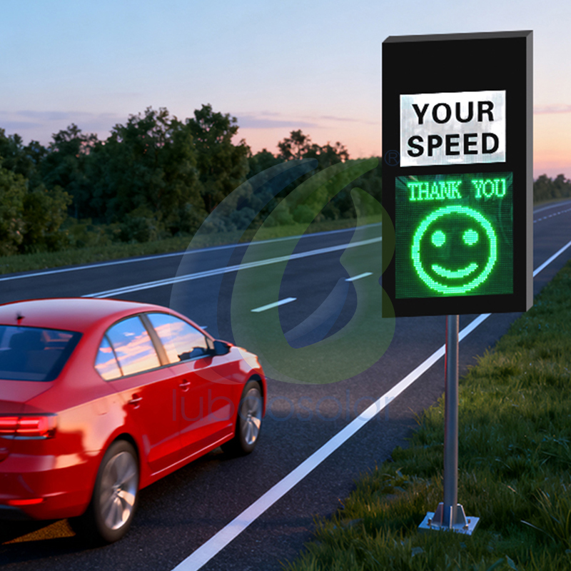 11060 Radar speed sign digital speed limit sign with customizable patterns